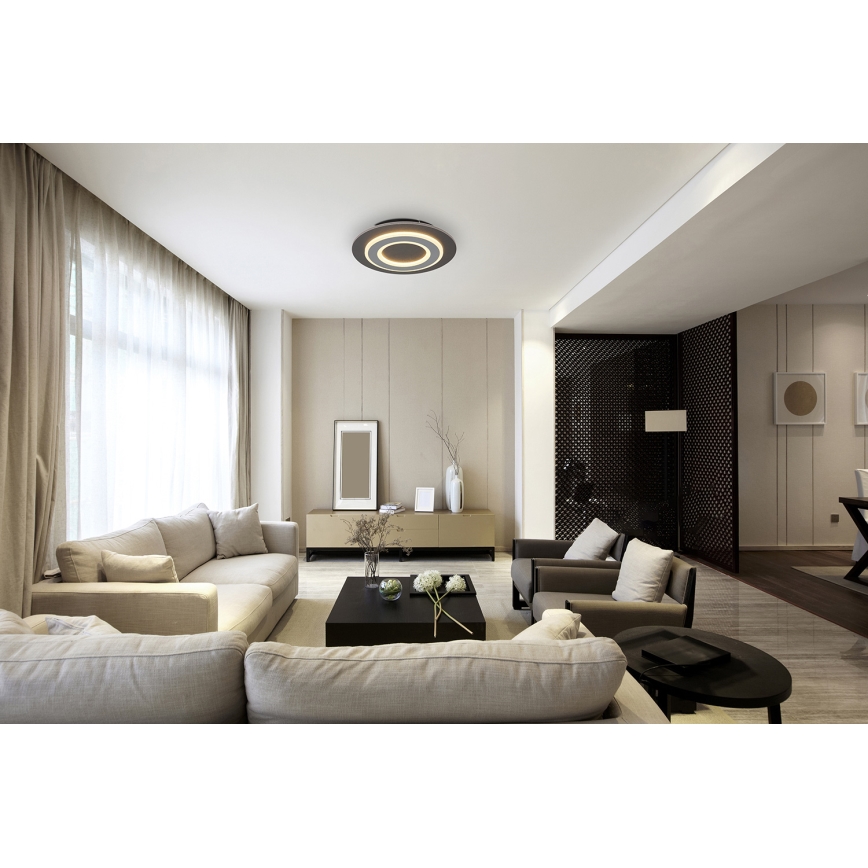 Globo - LED-kattovalaisin LED/24W/230V 3000K halkaisija 32 cm antrasiitti
