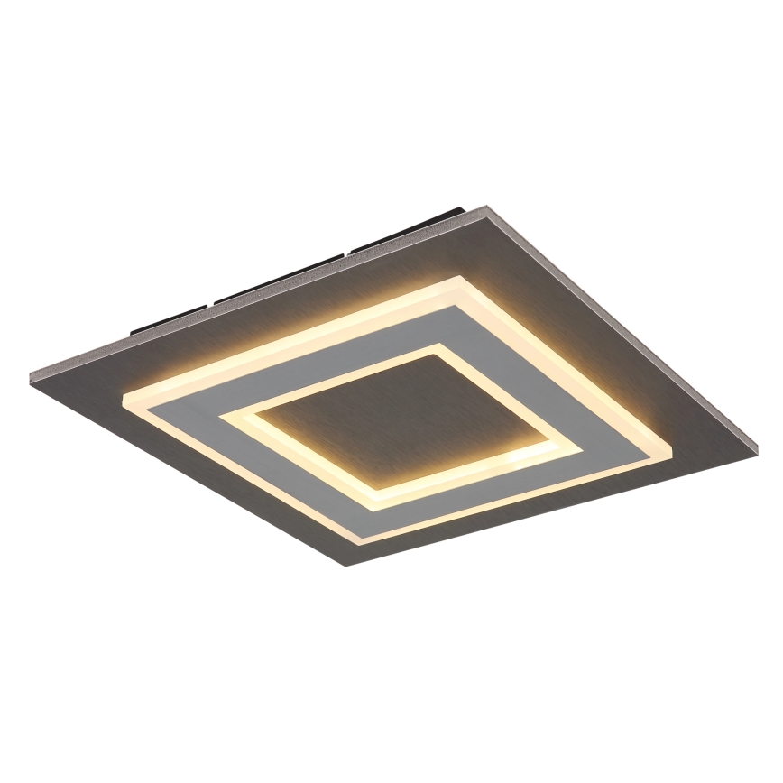 Globo - LED-kattovalaisin LED/24W/230V 3000K 32x32 cm antrasiitti