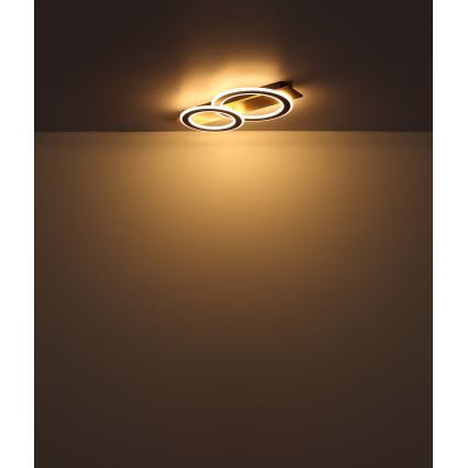 Globo - LED-kattovalaisin LED/40W/230V ruskea