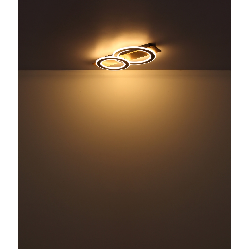 Globo - LED-kattovalaisin LED/40W/230V ruskea