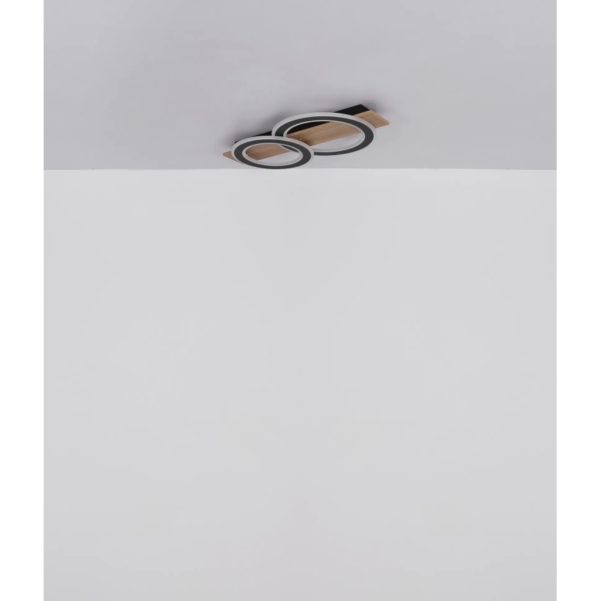 Globo - LED-kattovalaisin LED/40W/230V ruskea