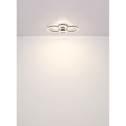 Globo - LED-kattovalaisin LED/30W/230V 2700/4500/6500K Ø 33x50 cm musta