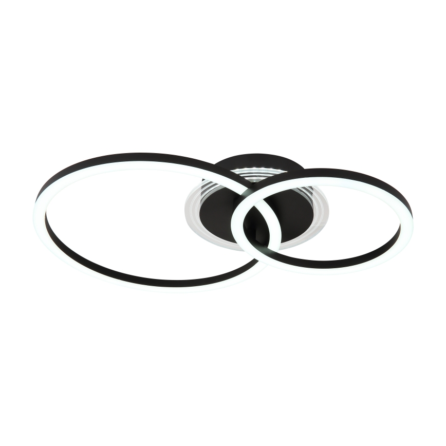 Globo - LED-kattovalaisin LED/30W/230V 2700/4500/6500K Ø 33x50 cm musta