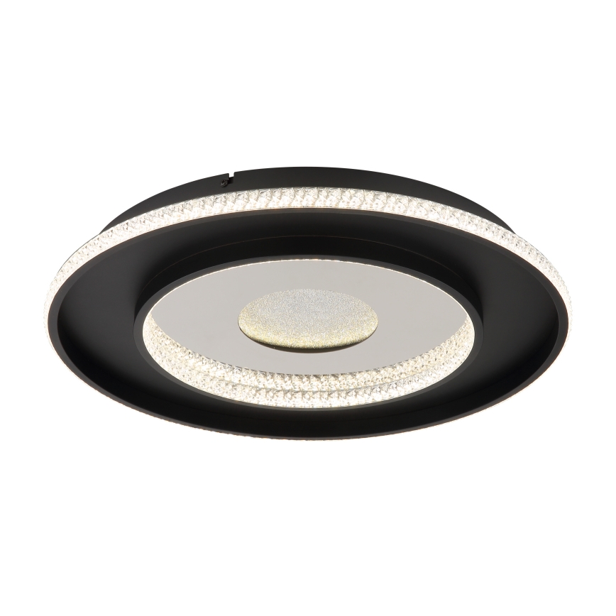 Globo - LED himmennettävä kattovalaisin LED/30W/230V 2700-6500K halkaisija 52,5 cm musta + kaukosäädin