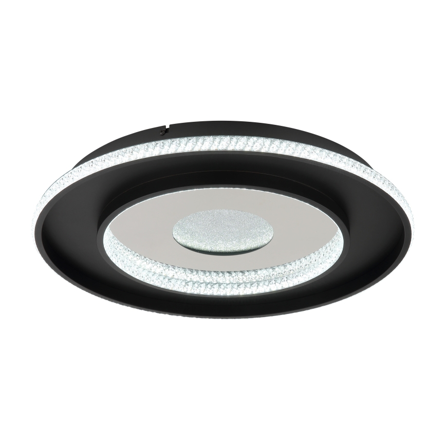 Globo - LED himmennettävä kattovalaisin LED/30W/230V 2700-6500K halkaisija 52,5 cm musta + kaukosäädin