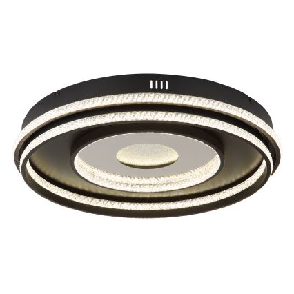 Globo - Himmennettävä LED-kattokruunu johdossa LED/54W/230V 2700-6500K halkaisija 60 cm musta + kauko-ohjaus