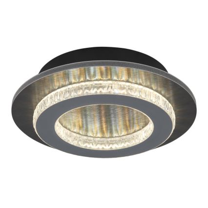 Globo - LED-kattovalaisin LED/12W/230V, 3 värilämpötilavaihtoehtoa (3000/4000/6500 K), Ø 20 cm, antrasiitti