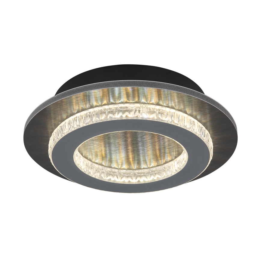 Globo - LED-kattovalaisin LED/12W/230V, 3 värilämpötilavaihtoehtoa (3000/4000/6500 K), Ø 20 cm, antrasiitti