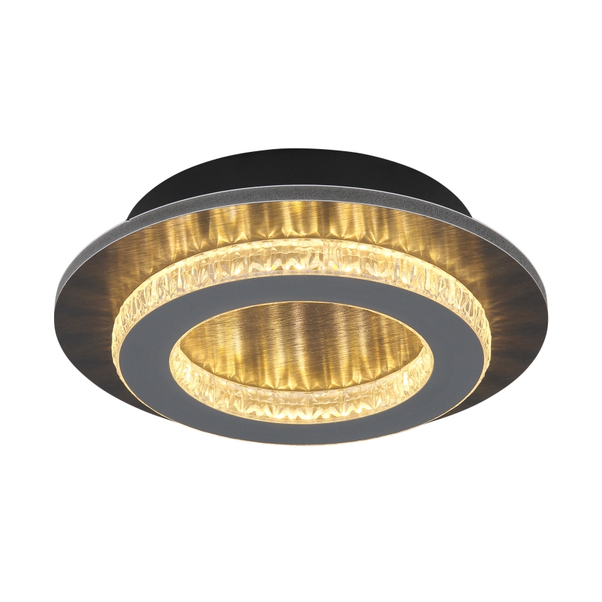 Globo - LED-kattovalaisin LED/12W/230V, 3 värilämpötilavaihtoehtoa (3000/4000/6500 K), Ø 20 cm, antrasiitti