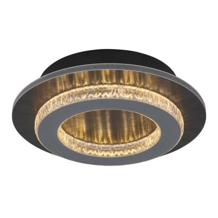 Globo - LED-kattovalaisin LED/12W/230V, 3 värilämpötilavaihtoehtoa (3000/4000/6500 K), Ø 20 cm, antrasiitti