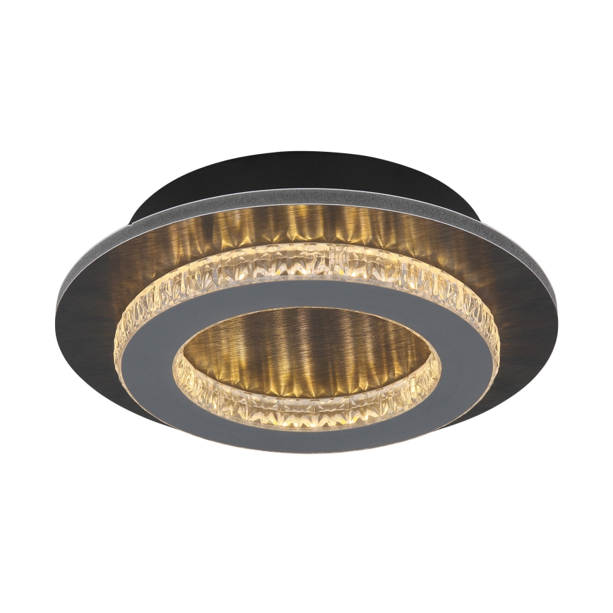 Globo - LED-kattovalaisin LED/12W/230V, 3 värilämpötilavaihtoehtoa (3000/4000/6500 K), Ø 20 cm, antrasiitti