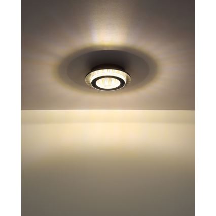 Globo - LED-kattovalaisin LED/12W/230V, 3 värilämpötilavaihtoehtoa (3000/4000/6500 K), Ø 20 cm, antrasiitti