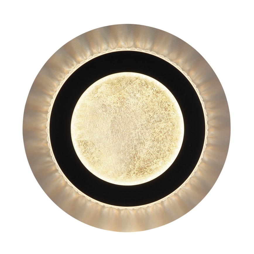 Globo - LED-kattovalaisin 12W/230V 3000/4000/6500K halkaisija 20 cm musta