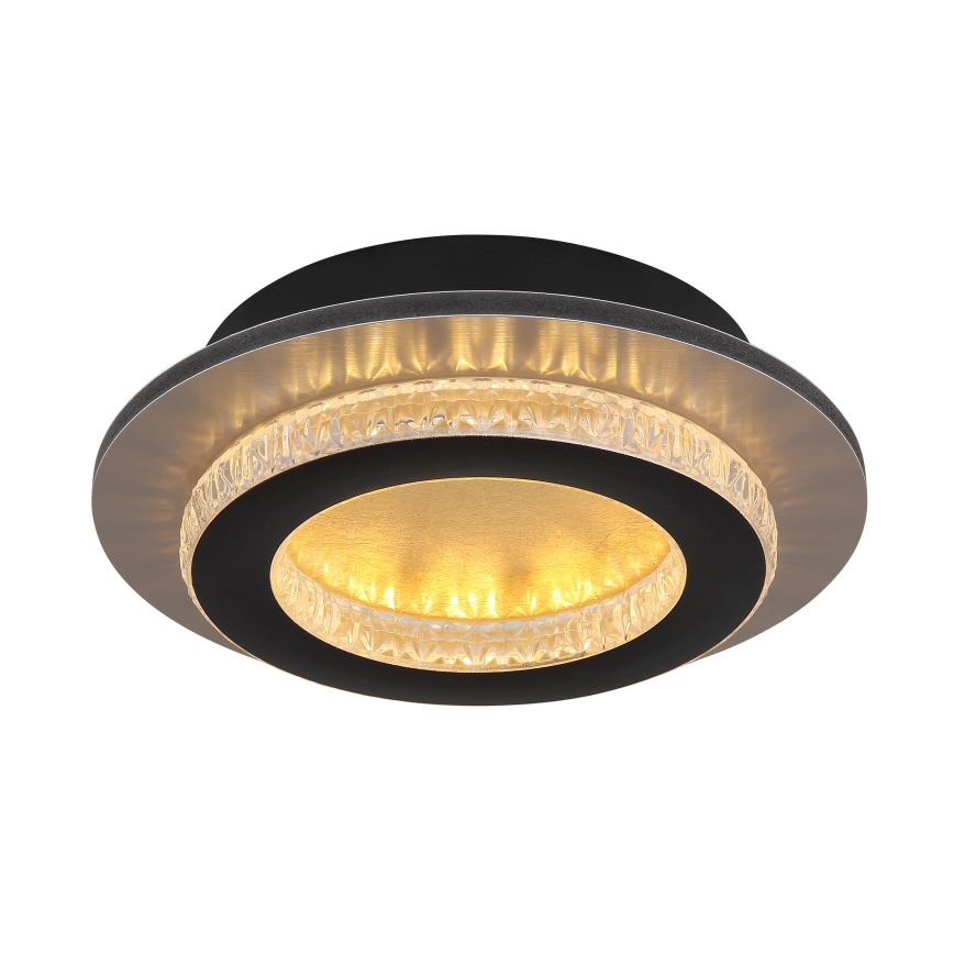 Globo - LED-kattovalaisin 12W/230V 3000/4000/6500K halkaisija 20 cm musta