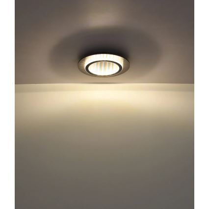 Globo - LED-kattovalaisin LED/24W/230V 3000/4000/6500K Ø 35 cm antrasiitti