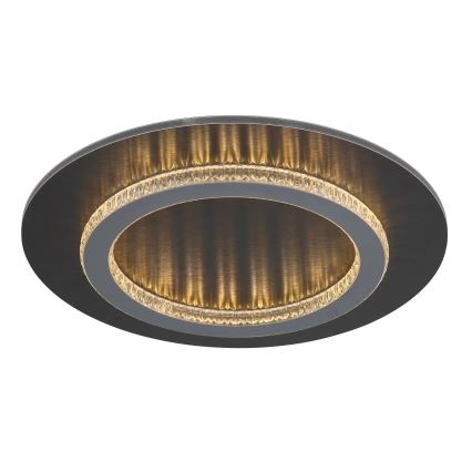 Globo - LED-kattovalaisin LED/24W/230V 3000/4000/6500K Ø 35 cm antrasiitti