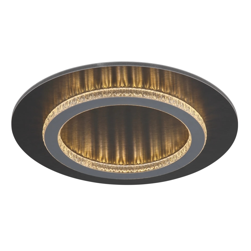 Globo - LED-kattovalaisin LED/24W/230V 3000/4000/6500K Ø 35 cm antrasiitti