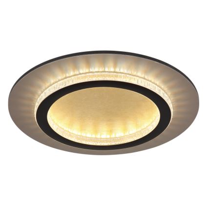 Globo - LED-kattovalaisin LED/24W/230V 3000/4000/6500K halkaisija 35 cm musta