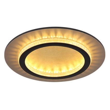 Globo - LED-kattovalaisin LED/24W/230V 3000/4000/6500K halkaisija 35 cm musta