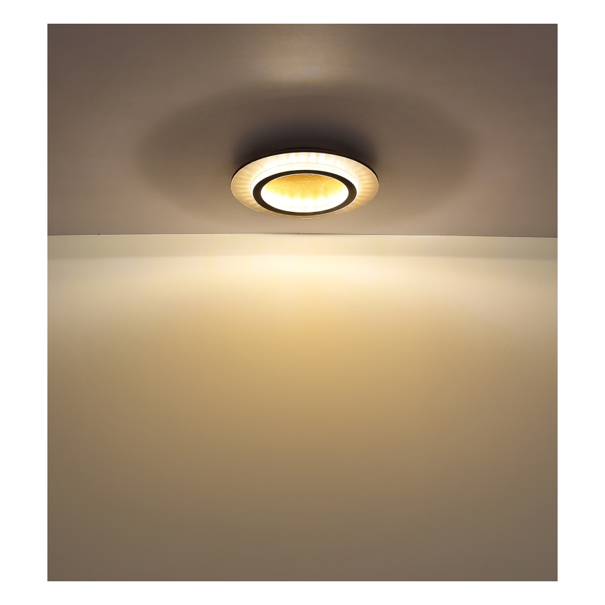Globo - LED-kattovalaisin LED/24W/230V 3000/4000/6500K halkaisija 35 cm musta