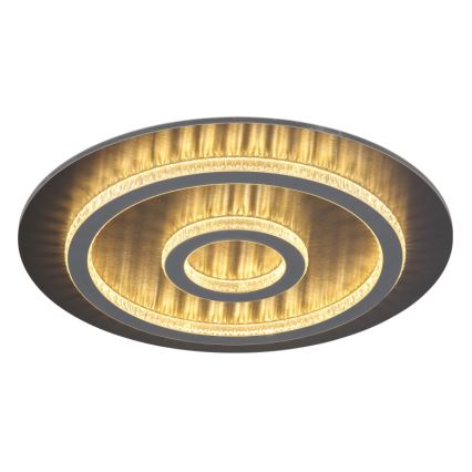 Globo - himmennettävä LED-kattovalaisin LED/40W/230V 3000-6500K halkaisija 45 cm antrasiitti + kaukosäädin