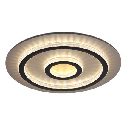 Globo - LED-himennettävä kattovalaisin LED/40W/230V 3000-6500K halkaisija 45 cm musta + kaukosäädin