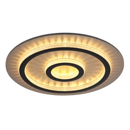 Globo - LED-himennettävä kattovalaisin LED/40W/230V 3000-6500K halkaisija 45 cm musta + kaukosäädin
