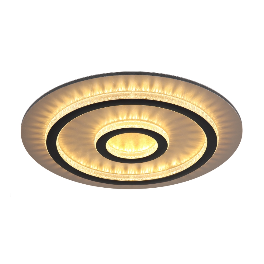 Globo - LED-himennettävä kattovalaisin LED/40W/230V 3000-6500K halkaisija 45 cm musta + kaukosäädin