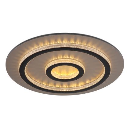 Globo - LED-himennettävä kattovalaisin LED/40W/230V 3000-6500K halkaisija 45 cm musta + kaukosäädin