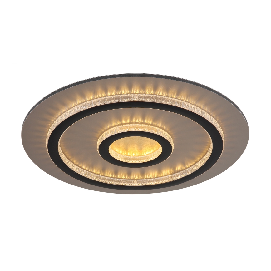Globo - LED-himennettävä kattovalaisin LED/40W/230V 3000-6500K halkaisija 45 cm musta + kaukosäädin
