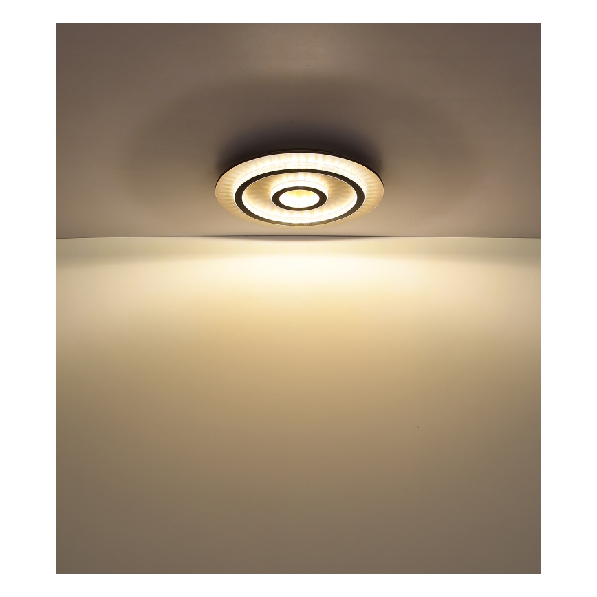 Globo - LED-himennettävä kattovalaisin LED/40W/230V 3000-6500K halkaisija 45 cm musta + kaukosäädin