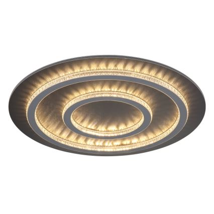 Globo - Himennettävä LED-kattovalaisin LED/60 W/230 V 3000–6500 K Ø55 cm antrasiitti + kaukosäädin
