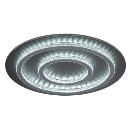 Globo - Himennettävä LED-kattovalaisin LED/60 W/230 V 3000–6500 K Ø55 cm antrasiitti + kaukosäädin