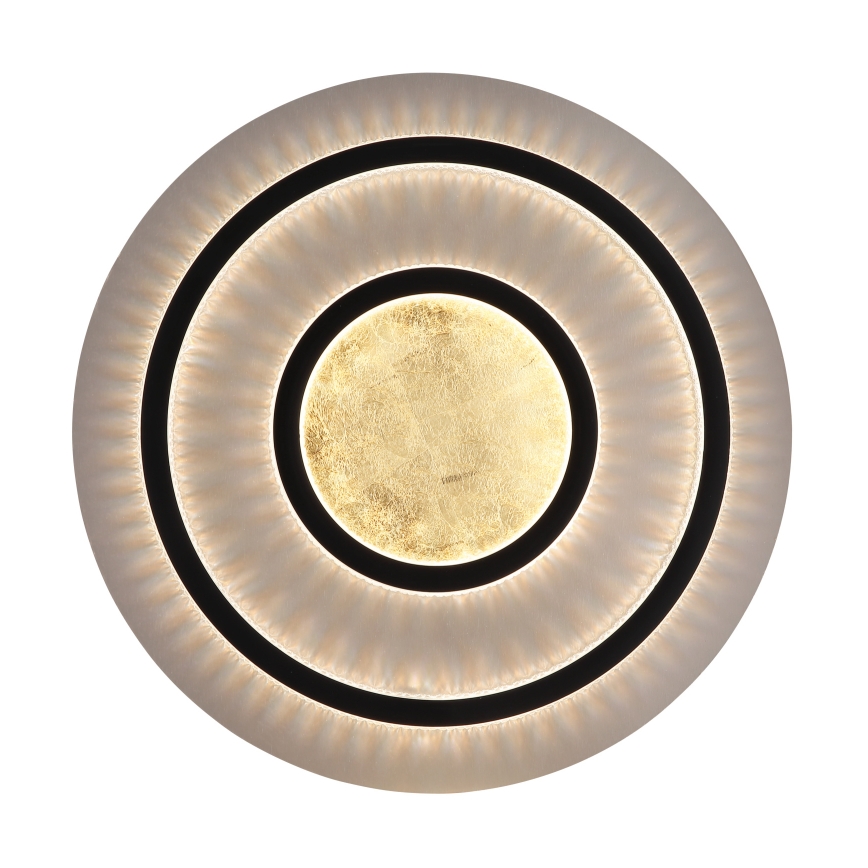 Globo - Himmennettävä LED-kattovalaisin LED/60W/230V 3000–6500K, halkaisija 55 cm, musta + kaukosäädin