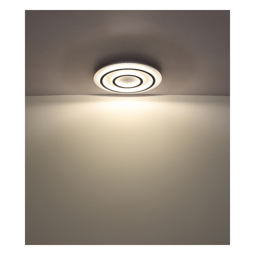 Globo - himmennettävä LED-kattovalaisin LED/60 W/230 V 3000–6500 K Ø55 cm valkoinen + kaukosäädin