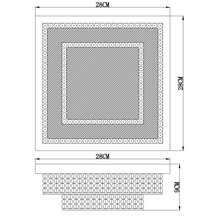 Globo - LED-kattovalaisin LED/16W/230V