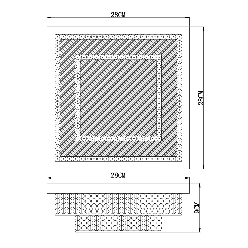 Globo - LED-kattovalaisin LED/16W/230V
