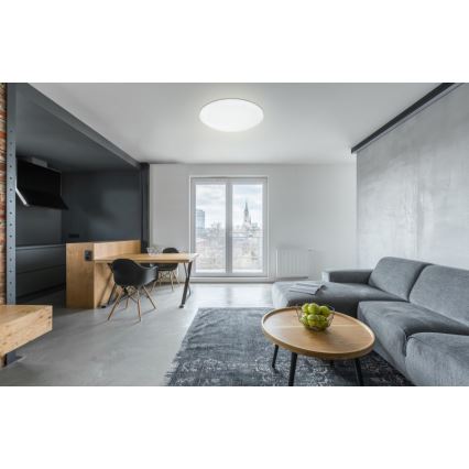Globo - LED RGB himmennettävä valaisin LED/60W/230V + LED/10W/230V + kaukosäädin