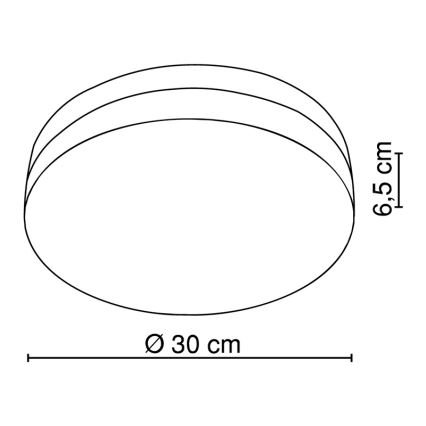 Globo - Kattovalo 3xE27/40W/230V
