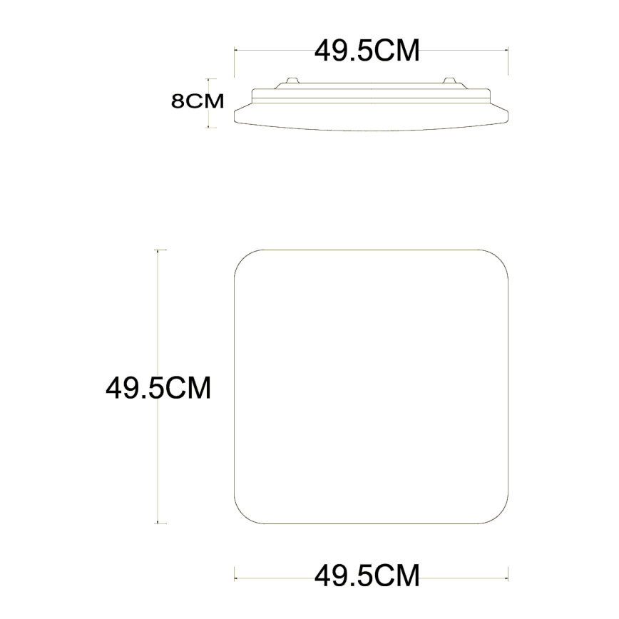 Globo - Himmennettävä LED-kattovalaisin LED/40W/230V 2700-6500K halkaisija 50 cm Wi-Fi Tuya + kauko-ohjaus