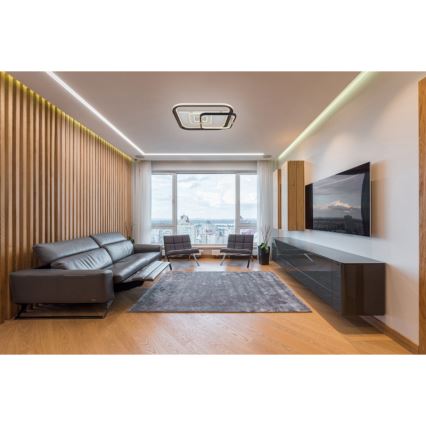 Globo 48459-48 - LED-himmennettävä kattovalaisin ANI LED/48W/230V 2700-6000K 48x52 cm + kaukosäädin