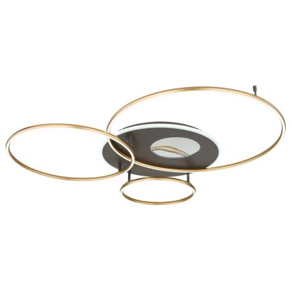 Globo - Himmennettävä LED-kattovalaisin LED/70W/230V 2700-6500K kulta + kauko-ohjaus
