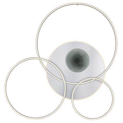 Globo - Himmennettävä LED-kattovalaisin LED/70W/230V 2700-6500K mattakromi + kauko-ohjaus
