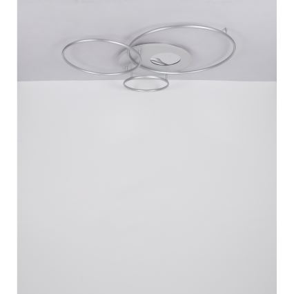 Globo - Himmennettävä LED-kattovalaisin LED/70W/230V 2700-6500K mattakromi + kauko-ohjaus