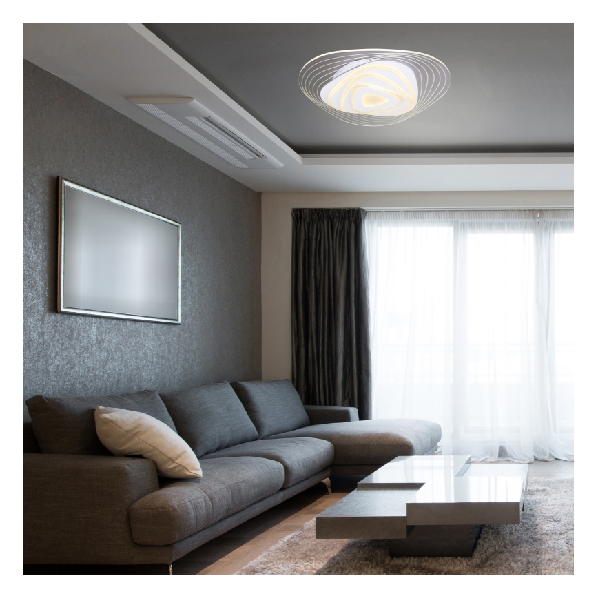 Globo - Himmennettävä LED-kattovalaisin LED/40W/230V 3000-6500K 50,2x48,8 cm Wi-Fi Tuya + kauko-ohjaus