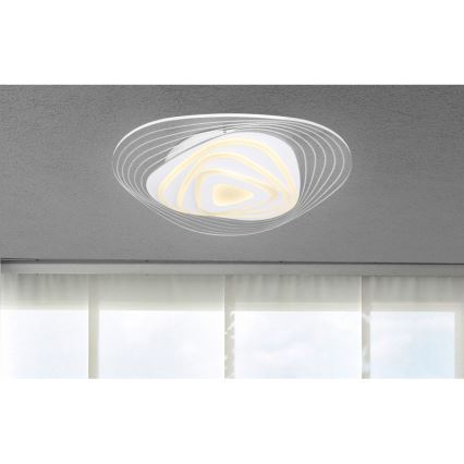 Globo - Himmennettävä LED-kattovalaisin LED/40W/230V 3000-6500K 50,2x48,8 cm Wi-Fi Tuya + kauko-ohjaus