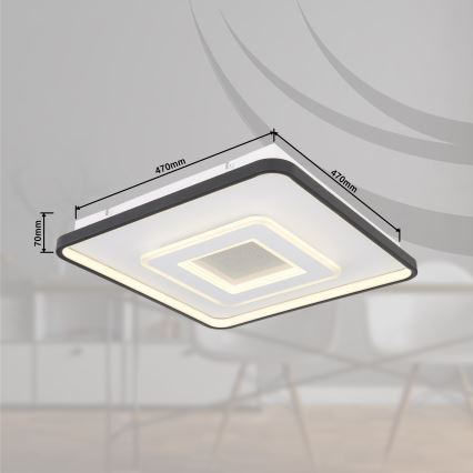 Globo - Himmennettävä LED-kattovalaisin LED/36W/230V 2700-6000K + kauko-ohjaus