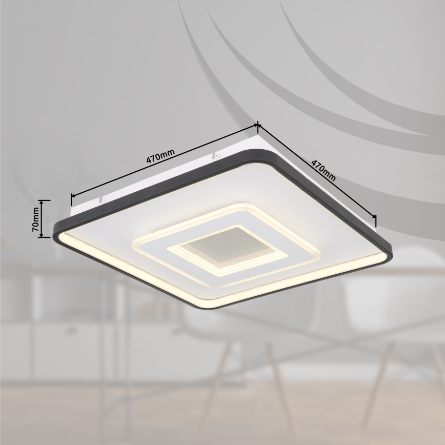 Globo - Himmennettävä LED-kattovalaisin LED/36W/230V 2700-6000K + kauko-ohjaus
