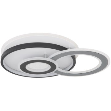 Globo 48552D4 - LED kattovalaisin BRIENNA LED/40W/230V 43x52 cm valkoinen/harmaa
