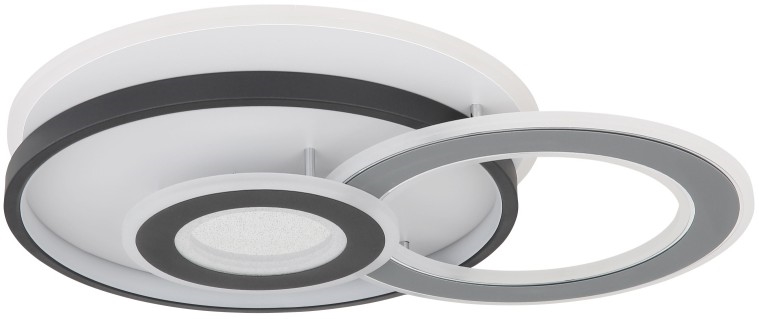 Globo 48552D4 - LED kattovalaisin BRIENNA LED/40W/230V 43x52 cm valkoinen/harmaa